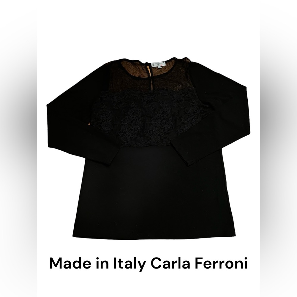NWOT Carla Ferroni Made in Italy women’s shirt